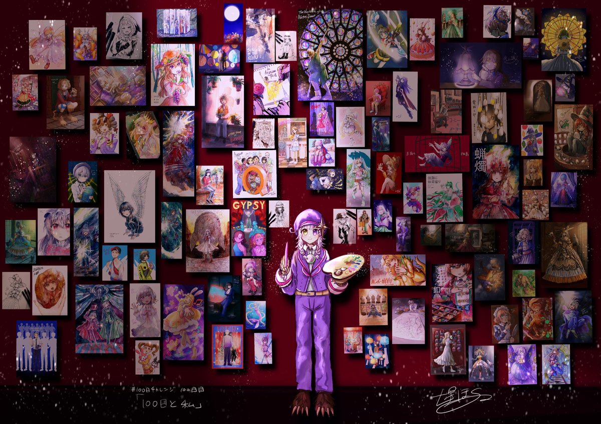 #2022年自分が選ぶ今年の4枚
・推しの漫画描いた
・単行本みたいな本を自分で作った
・100日チャレンジ完遂した
・フロリダでお城スケッチした

今年もありがとうございました🙇‍♀️ 