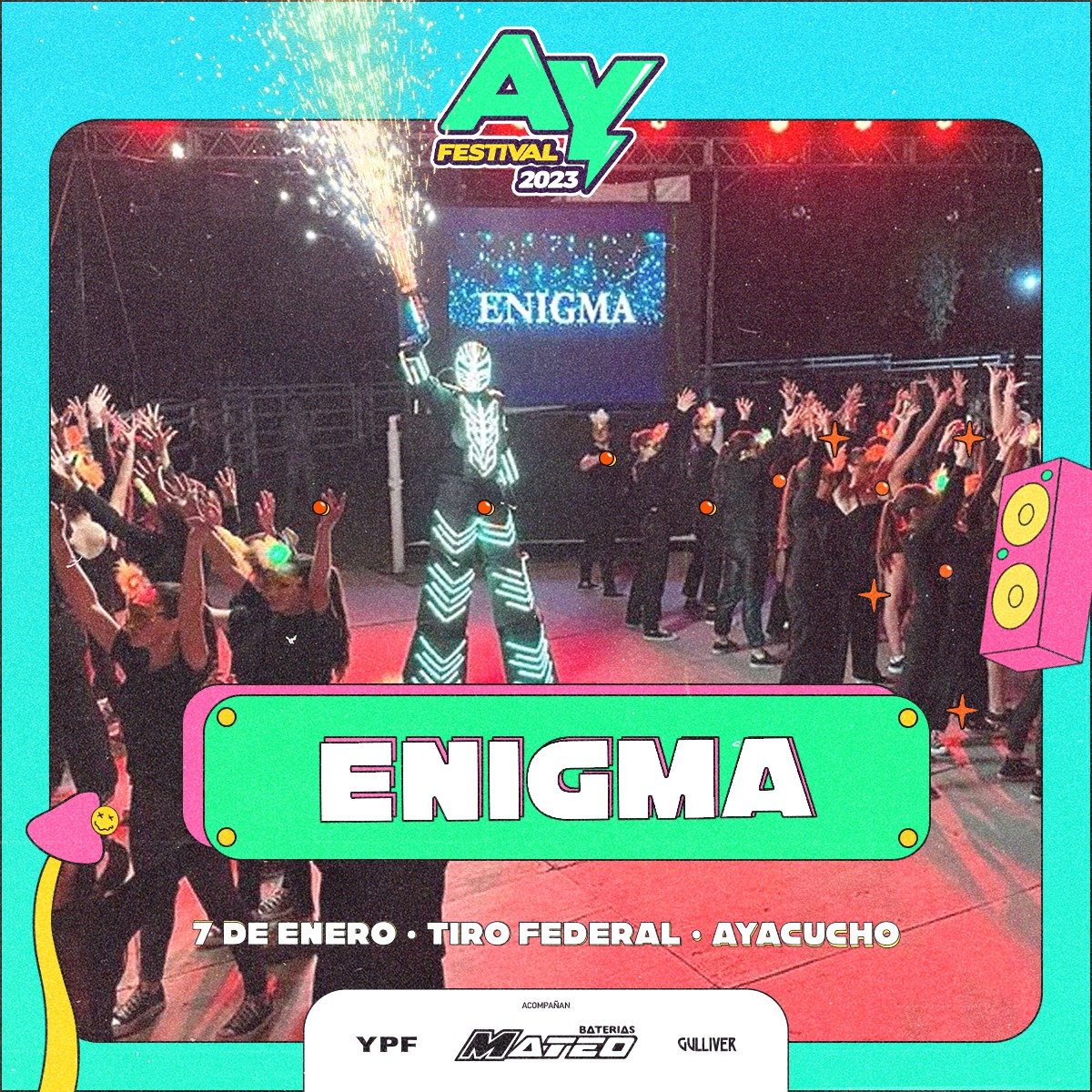 ENIGMA están listos? 🤸‍♀️🤙❤️‍🔥
#AyFestival2023