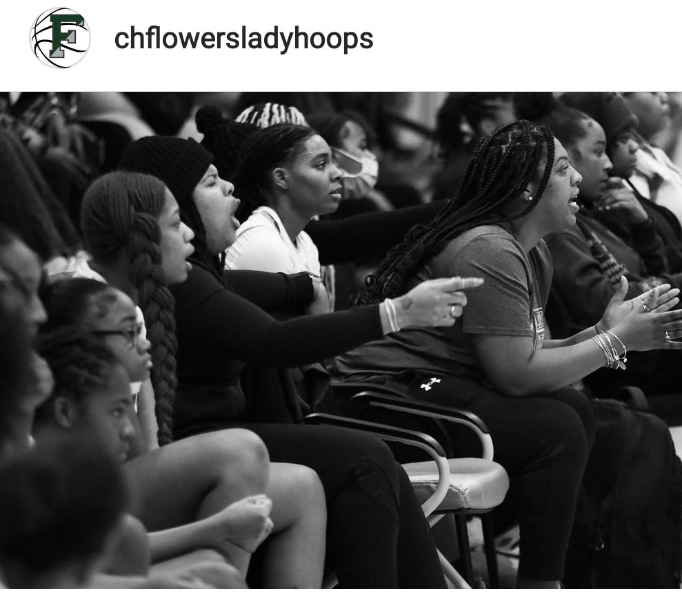 C.H. Flowers lady hoops tweet media
