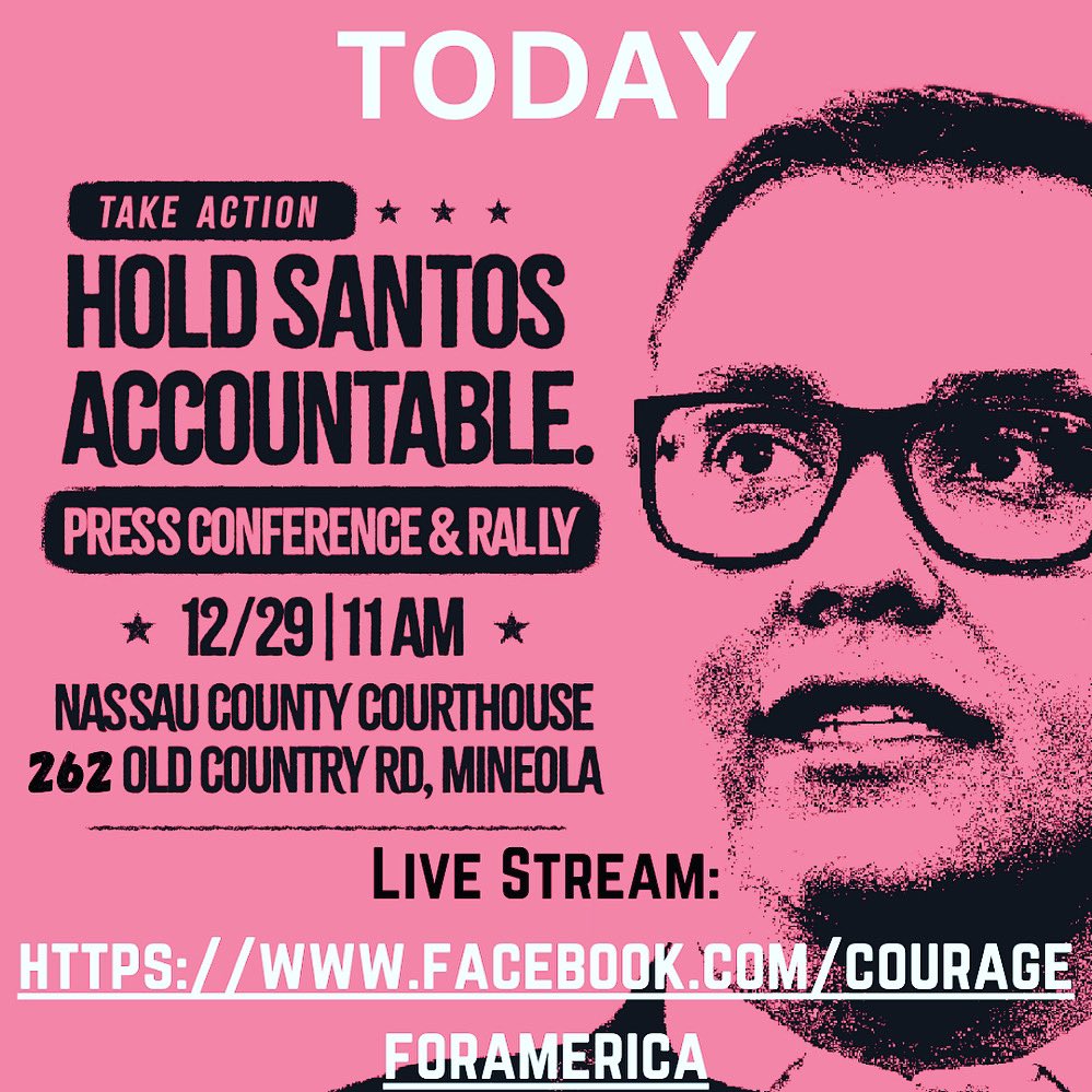 Today is the day! Join us at 11am at the Nassau County Courthouse, 262 Old Country Rd, Mineola.

Can't make it? Or have friends who can't make it? Support us virtually, the live stream will be at  facebook.com/courageforamer…