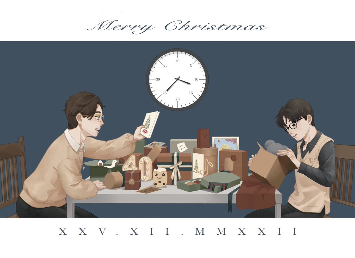 Tiffy_isdrawing's tweet image. #TwoSetViolin #2setviolin #Christmas #breddy #Procreate