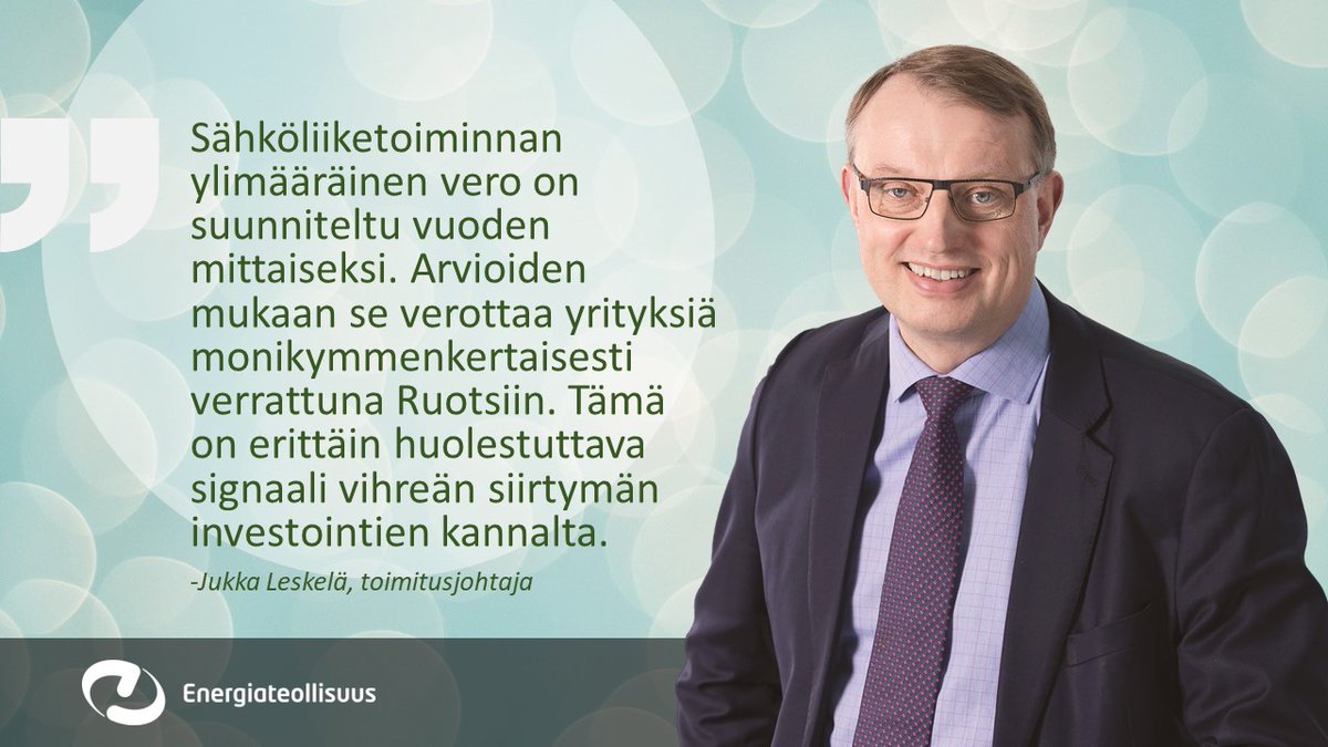 Hallitus antoi tänään esityksen sähkömarkkinoiden väliaikaisesta voittoverosta vuodelle 2023. Vero ei leikkaa pelkästään ylituottoja, vaan myös normaalin ajan tuottoja ja kohtelee yrityksiä hyvin epätasa-arvoisesti. Lue lisää: energia.fi/uutishuone/mat…
#sähkömarkkinat
