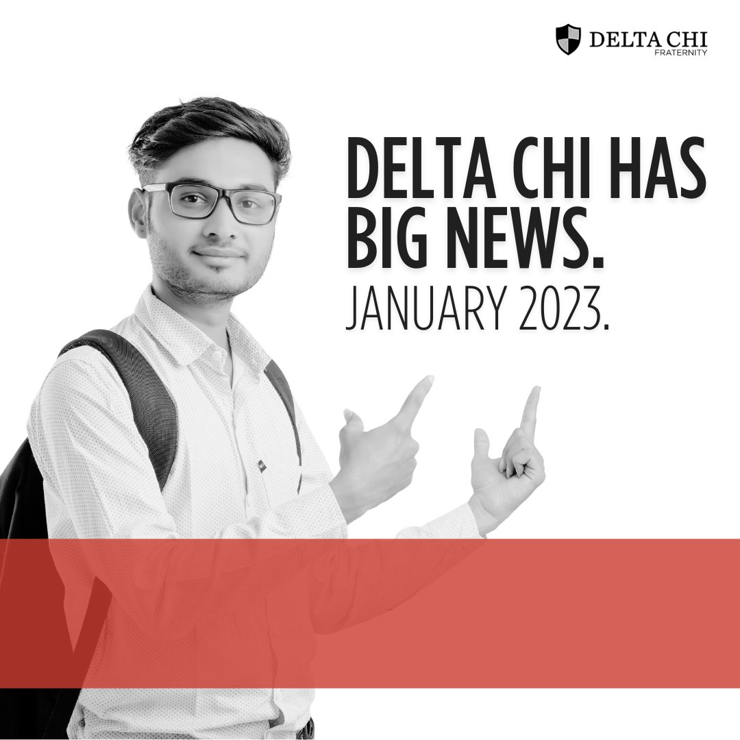 Just a few more days until the New Year! Are you ready for Delta Chi's big announcement next week? #DeltaChi #MenOfAction