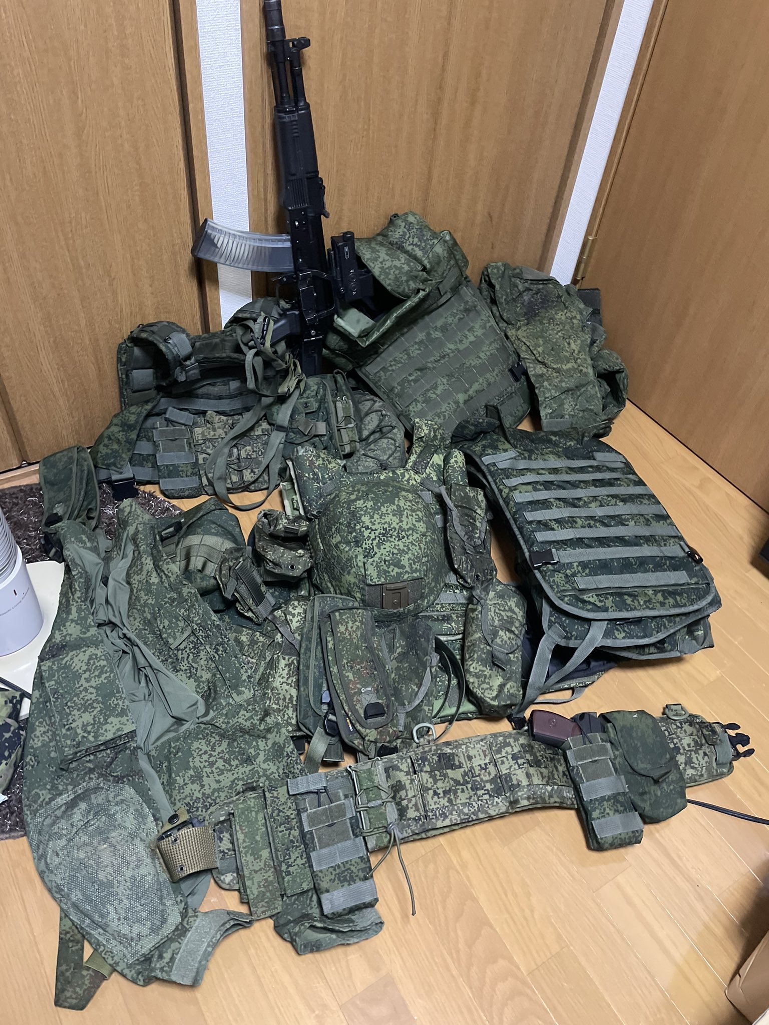 ロシア軍 実物 プレートキャリアー EMR デジフロ