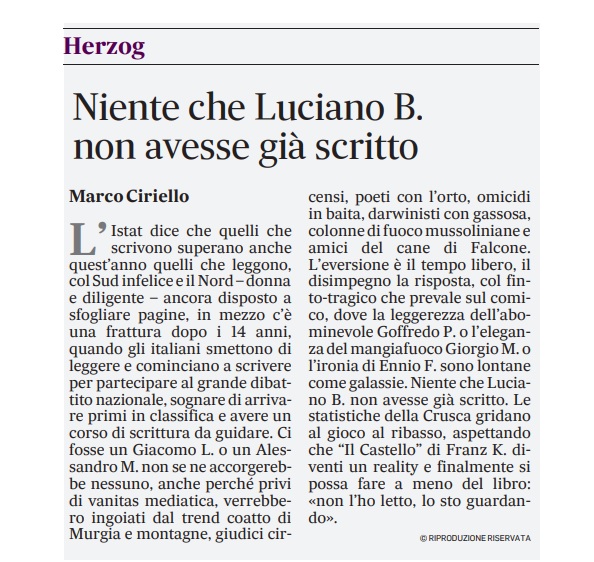 giannico's tweet photo. Sul Mattino di oggi... https://t.co/04jpidcxh8