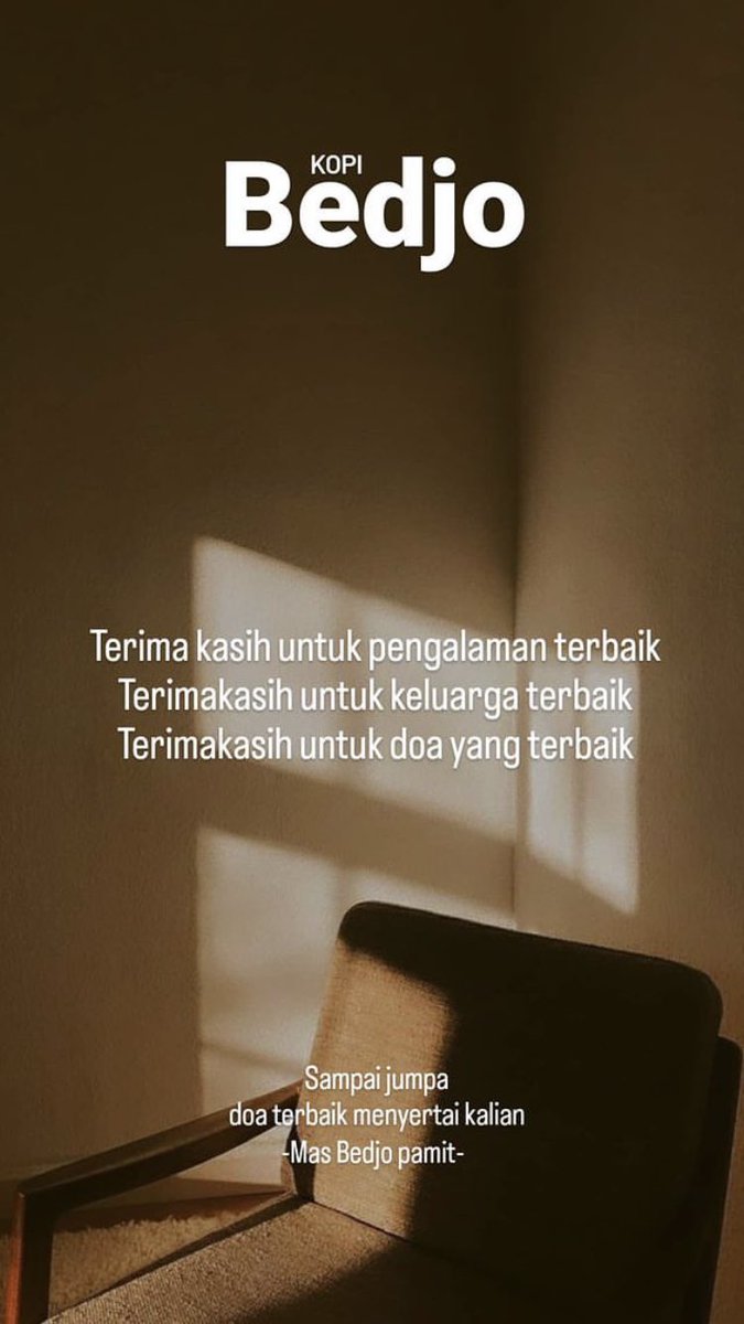 callmeaip2's tweet photo. diomong abot yo abot, tapi lek dipekso keadaan e yo tambah mobat mabit, suwun sing akeh gae keluarga bedjo selama iki, suwun diberi kesempatan untuk bertahan sampe akhir, dengan keluarnya pemberitahuan ini, besok bedjo resmi buka hari terakhir, mampiro yaaa https://t.co/j0XcsGktPX