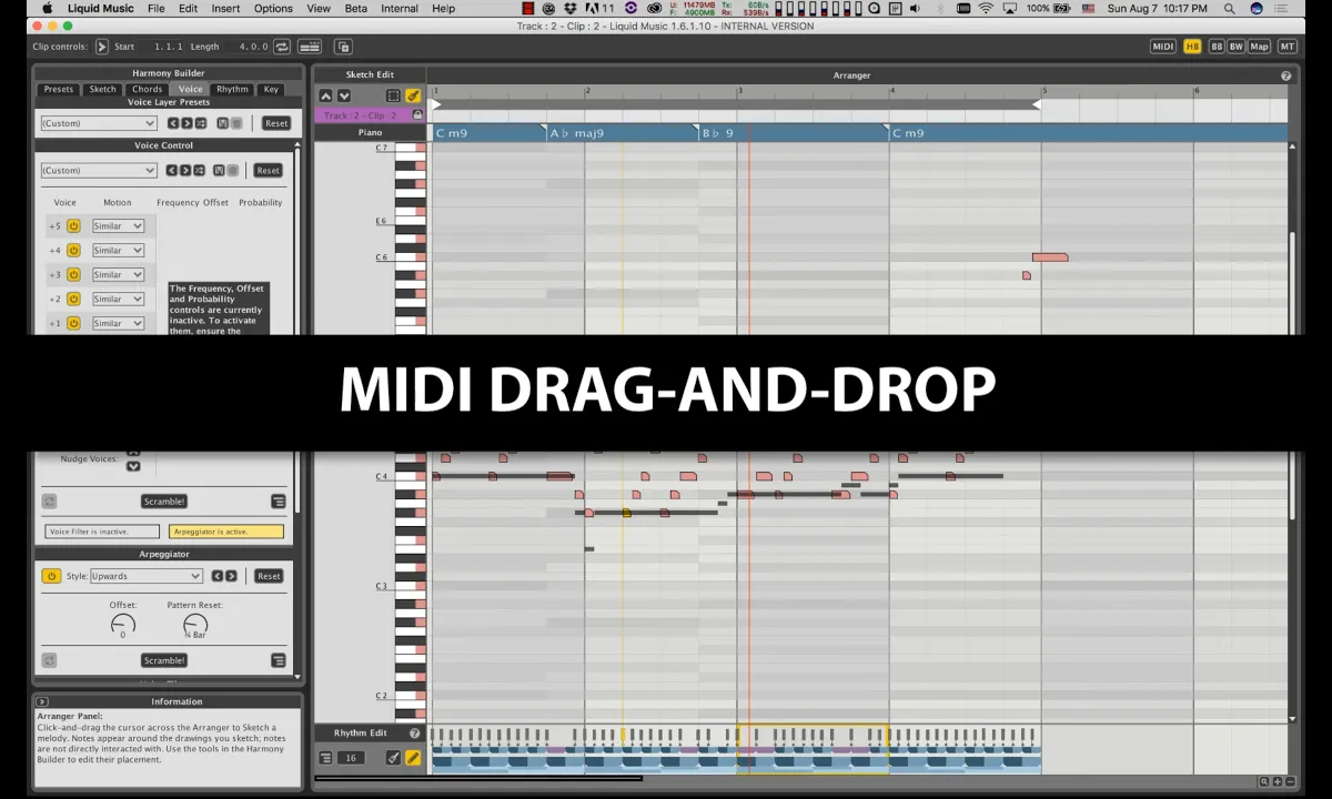 WaveDNA's tweet photo. DAW Integration with Liquid Music: Drag'n'drop MIDI

When using Liquid Music VST / AU / AAX, click on the MIDI Export button in the toolbar and drag-n-drop into your DAW to create an exported clip.

CLICK HERE TO LEARN MORE: https://t.co/DX39FsQFgY https://t.co/yn5RIdrmAi