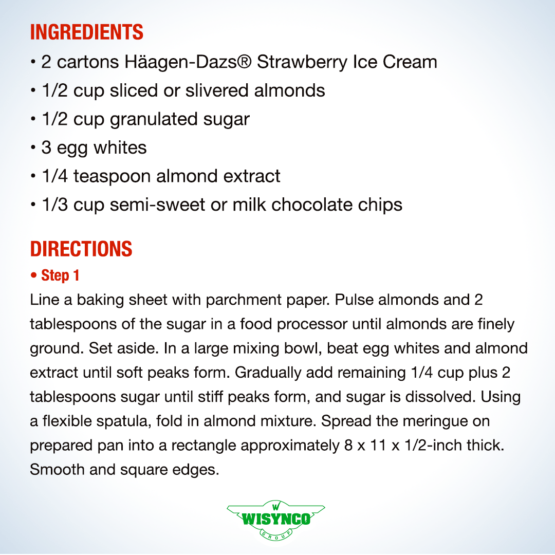 Wisynco's tweet photo. What's the holiday without a sweat treat? This Haagen Dazs recipe will be a hit this holiday! Try it out and more from our Christmas Cookbook. 

Find our Cookbook here:
https://t.co/FR7Z8r1dAO

#ChristmasCookBook #Wisynco https://t.co/uXjyVEiHQi