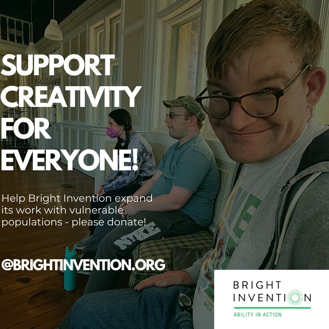 bxlloyd's tweet photo. We believe creativity is for all abilities - please help us expand our work with vulnerable populations! https://t.co/RDoCvPNCca #disabilityawareness #disabilitycreativity https://t.co/EeZRd9zH9b
