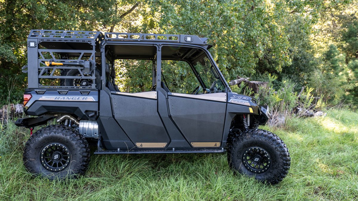 ThumperFab's tweet image. Check out this Thumped out Polaris Ranger XP 1000 Texas Edition🤩

#OFFROAD #UTVSOURCE #POLARIS #RANGER #HUNTING #LIFTED #ROCKFORDFOSGATE #LONGTRAVEL