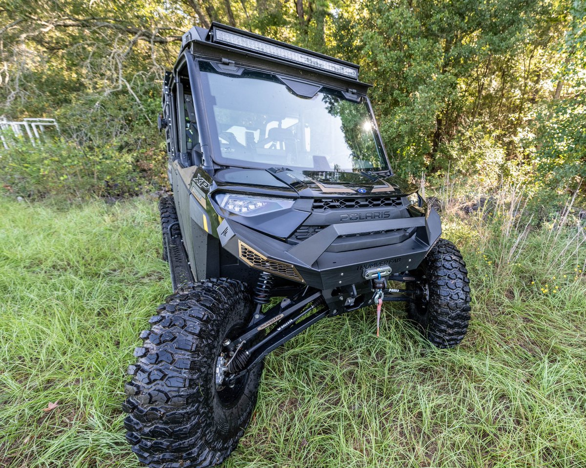 ThumperFab's tweet image. Check out this Thumped out Polaris Ranger XP 1000 Texas Edition🤩

#OFFROAD #UTVSOURCE #POLARIS #RANGER #HUNTING #LIFTED #ROCKFORDFOSGATE #LONGTRAVEL