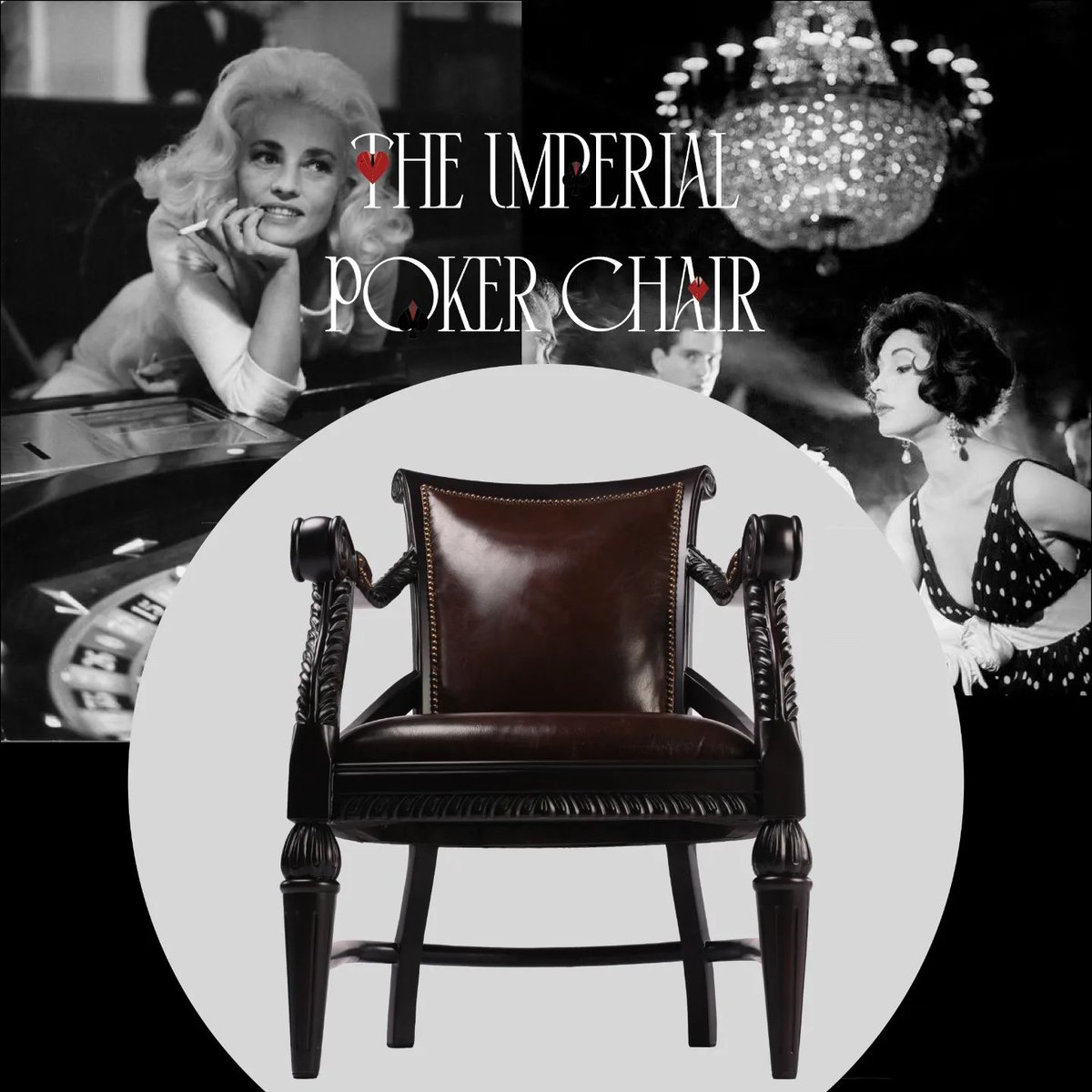 DesignsMagus's tweet image. The Imperial Poker Chair

This Classic piece of Chair intends to send you an era where you gamble in style. This hand carved beauty, gives you a sense of royalty. Leather and wood blended in a way to uplift your gaming experience.

To buy visit Insta@ bit.ly/3PXJjUD