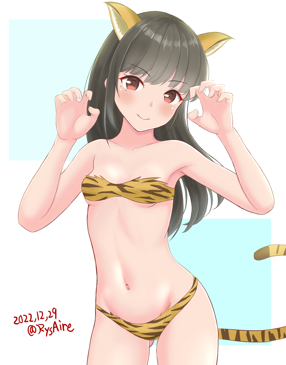 ゆく年寅年 #艦隊これくしょん #艦これ #早潮(艦隊これくしょん) #早潮 https://t.co/48vEAEQRSk 