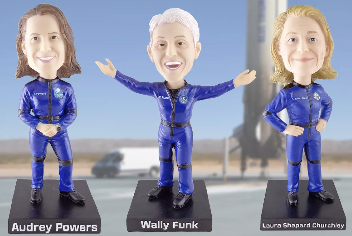 I think I've discovered what to get myself for Xmas 2023.... #WallyFunk #BlueOrigin #Bobbleheads
space.com/blue-origin-ne…