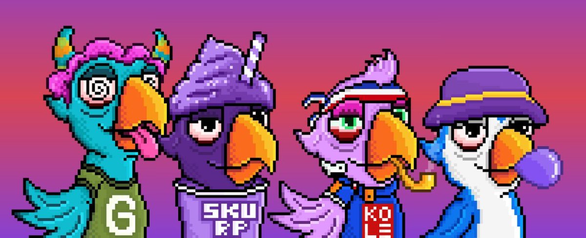 weedbirdclub's tweet photo. Gm to everyone who is still here grinding βοΈππ
#NewBanner 2023 π₯β¨
#Geekfi #Skurpy #KoleMozter #PudgyPenguin https://t.co/Up3G0iIpdp