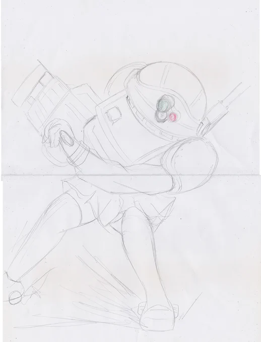 #なめこイラスト非常にレアであるところのなめこのメカ絵 
