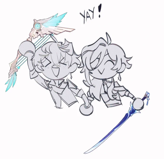 "I guess luck is not on our side, right Zhongli?""That is correct" 