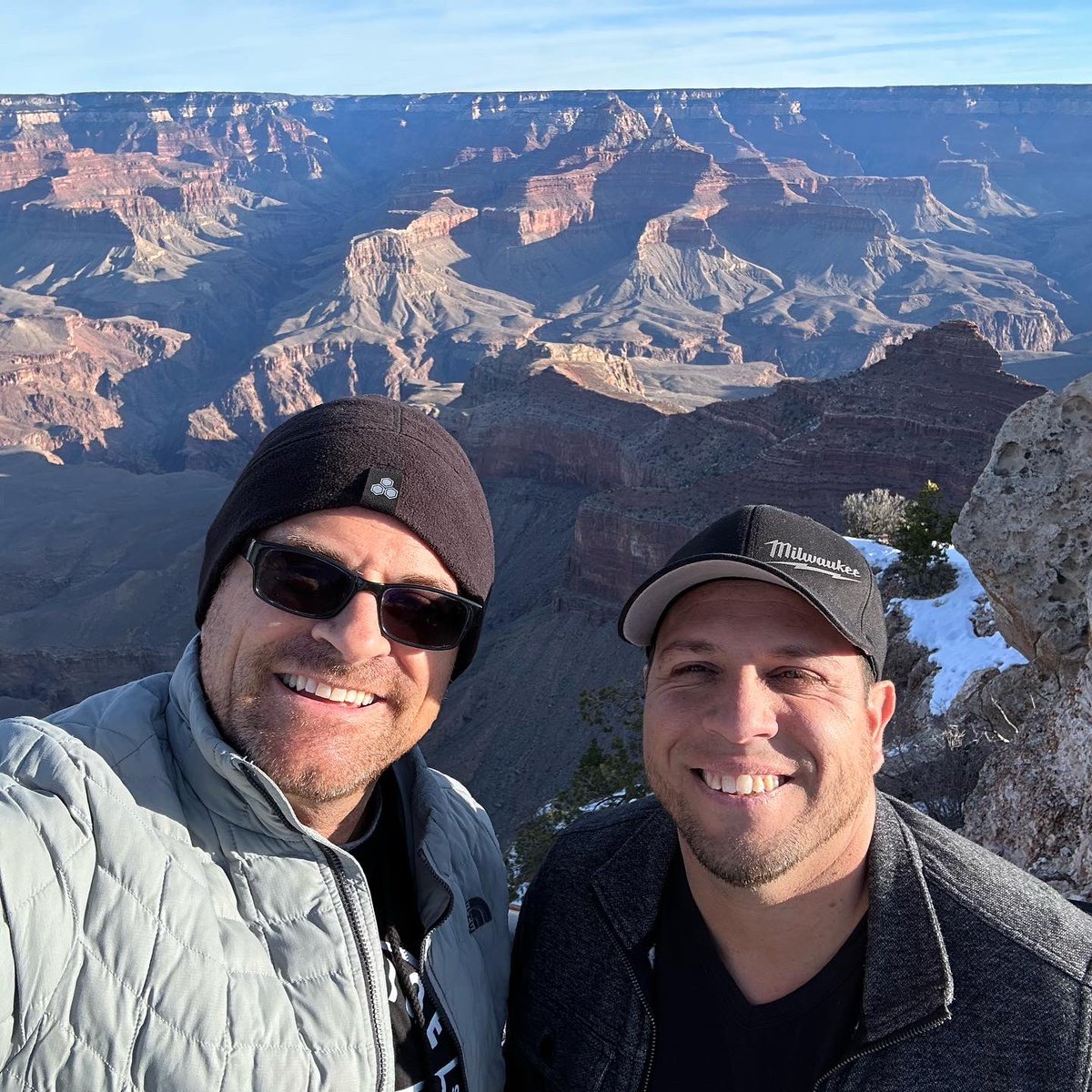 azlawns's tweet photo. Been a busy week so far, met up with my Amish sisters and stepmom that started in Flag before we headed to the Grand Canyon. It was everyons first time including my brother Eric. 

#grandcanyon #amishfamily #aztrip #flagstaff #brightangeltrail https://t.co/JnQnw27E2r