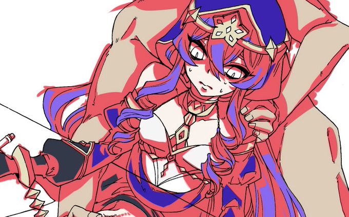 Skeb進捗です(塗り途中) 