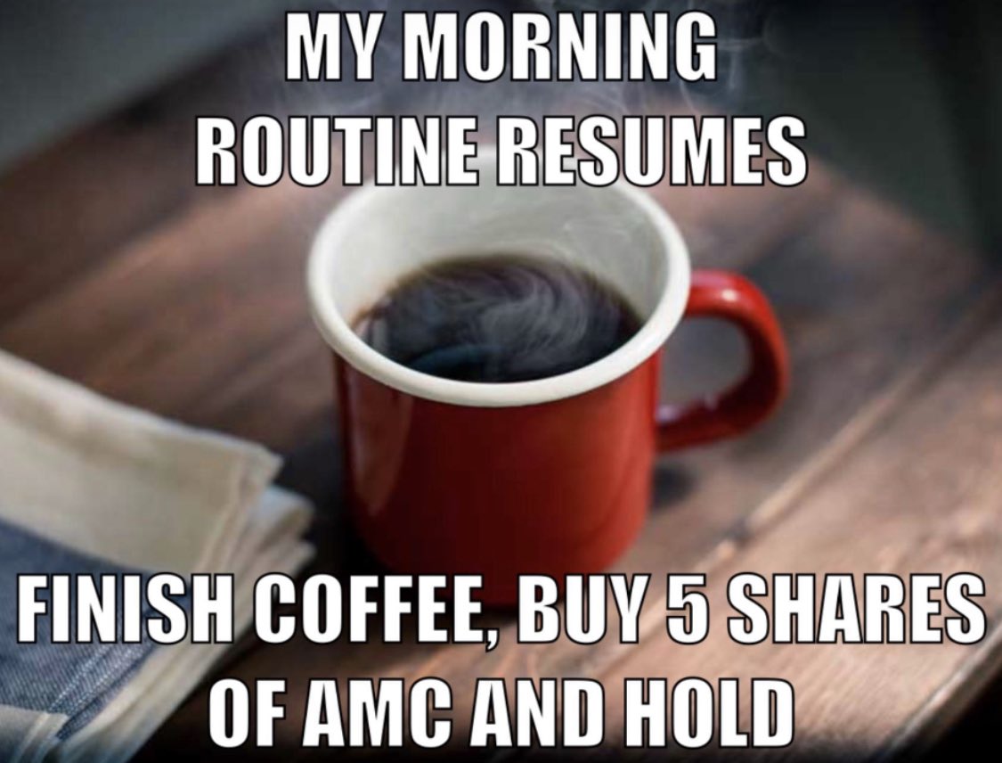 AMCDiamondHands's tweet photo. Good Morning #AMCAPES $AMC $APE $HYMC #HODLHands #LetsGoApes https://t.co/ORuSTNZXru