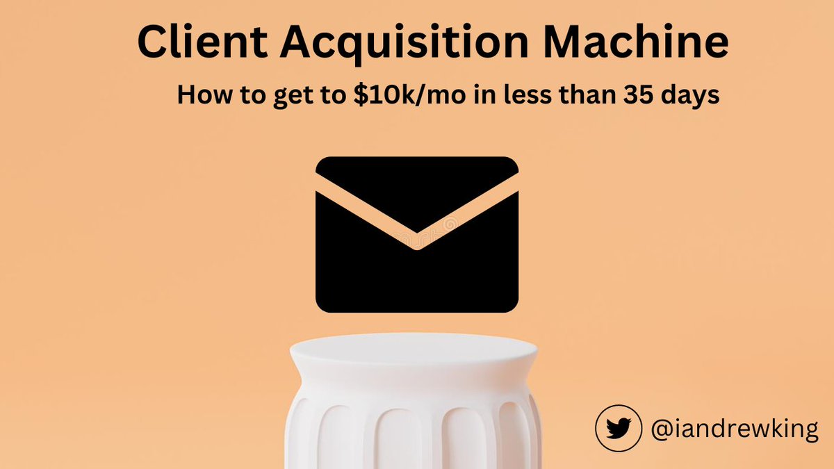 I grew my agency to over $10k/mo in less than 35 days.

I made a guide with EVERYTHING you need to know about client acquisition

I usually sell this for $99

But today I'm giving it away for free

RT &amp; Comment ''grow'' and I'll DM it to you.

*must be following to receive DM