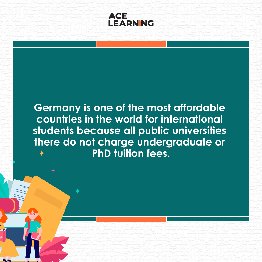 TheAceLearning's tweet image. Germany is one of the world's top ten most popular study destinations. Every day, Germany grows in popularity among ambitious international students. It has an effective educational system and some of the world's best universities.
#AceLearning #CanadaImmigration