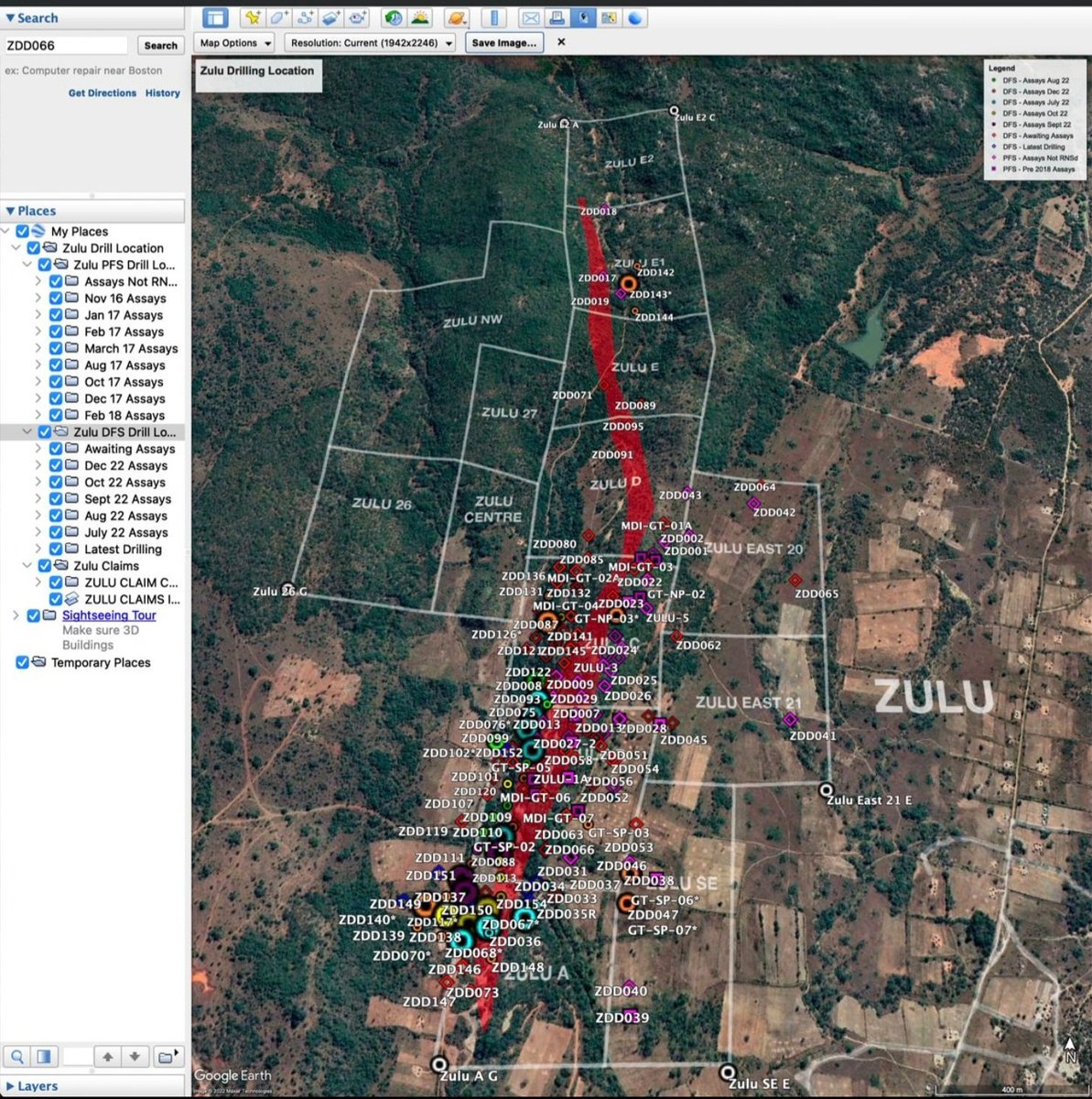 DeadEyeBeaky's tweet photo. #PREM Some perspective going into next year.
We may not have a traditional RUS/DFS, but these are the plotted drillholes to date - all public knowledge.
Our Chinese investors gave tens of millions over this data. 
*Q1 PRODUCTION JUST 7 WEEKS AWAY AND ITS A MONSTER RESOURCE!* https://t.co/QhmiGJJUHc