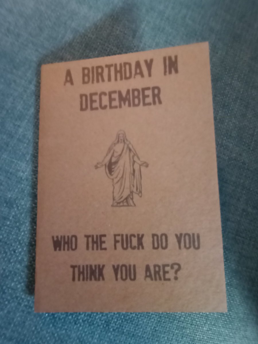 the_hug's tweet photo. It's my birthday today and this is one of my favourite cards 😂 #decemberbirthday #birthdaygirl #41yearsyoung https://t.co/oO3TXHgZNQ
