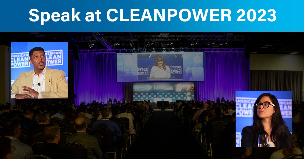 USCleanPower's tweet image. 🚨 🚨 LAST CHANCE 🚨🚨

The #CLEANPOWER2023 Call for Abstracts closes tomorrow at 11:59pm ET. Don&apos;t miss your chance to present your research, ideas, and innovations at the premier #CleanEnergy conference. 

Submit now: bit.ly/speakACP