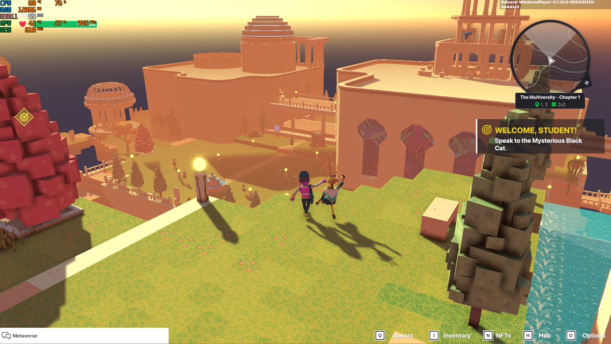 TRoleee's tweet photo. @TheSandboxGame I found the peaceful Giraffe in The Multiversity! 🦒 I participated in the #SeasonsGreetingsTSB challenge for a chance to win an NFT! https://t.co/2CMi78z1yK