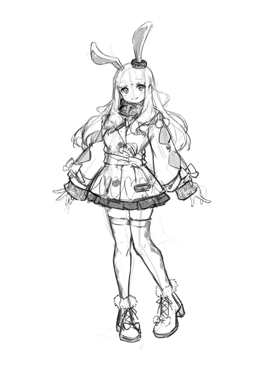 「なかなかかわいいデザイン出来てきたからこれでなにか描こう 」|かもめ遊羽🎨のイラスト