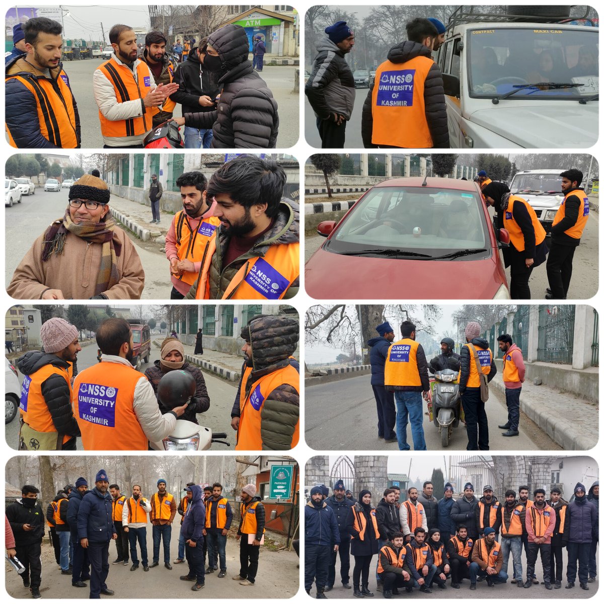 Traffic City Srinagar And Volunteers From NSS University Of Kashmir carried Awareness Drive at Hazratbal Area. Traffic Violators Were Counseled regarding Various Safety Measures. 
<a href="/Traffic_hqrs/">J&K Traffic Police</a> <a href="/igtraffic_jk/">Traffic Police J&K</a> <a href="/SrinagarPolice/">Srinagar Police</a>  <a href="/muzaffar_a_shah/">Muzaffar Ahmad Shah</a>  <a href="/Tariq_wani786/">Tariq Wani</a> <a href="/diprjk/">Information & PR, J&K</a> <a href="/RJSameenKhan/">RJ Sameen</a>
