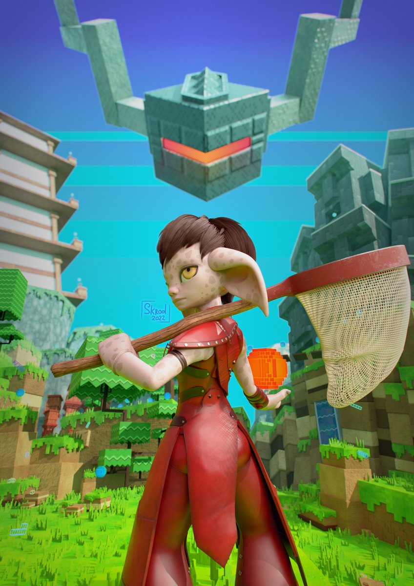 My contribution to the Inquest Calendar ( <a href="/CalendarKrewe/">CalendarKrewe</a> )!

It's Ithikk in the Super Adventure Box!

Go check the other amazing artworks in the calendar!

#gw2 #gw2asura #GuildWars2