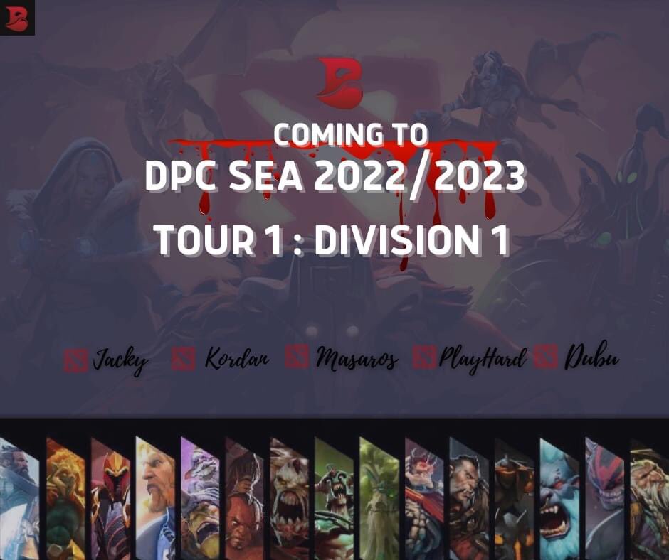 PlayHardDDota2's tweet photo. @ggBleed eSports Dota 2 is coming to the DPC SEA 2022/2023 Tour 1 Division I this January. It's going to be a huge challenge and journey for us.See you in DPC. We will give our all. Watch, and support us!! 

#dotaesports #DOTA2  #bleedDota https://t.co/syHeJWbup2
