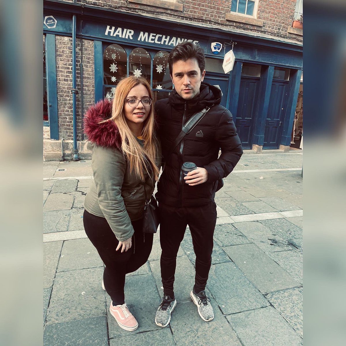JjHupdates's tweet image. JJ with @SammyLouisee_ today in Newcastle @JJHamblett #JJhamblett
