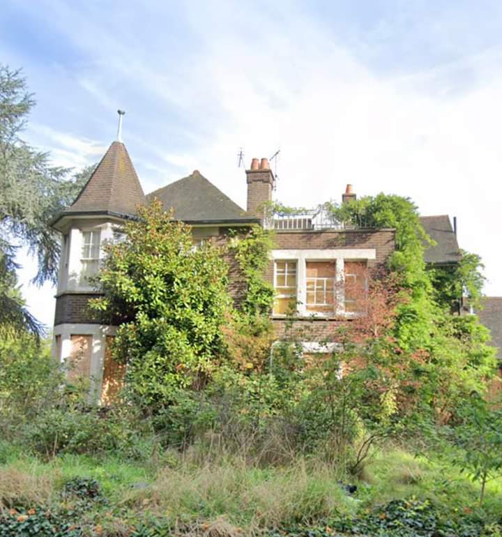 Thought you'd like this one <a href="/GrimArtGroup/">Grim Art</a>....

Here's some local "beautiful grim" from Addiscombe Road, Croydon....

Large house, purchased by developer some six years ago. The Council have refused redevelopment plans numerous times. It's now disappering into the environment.....
