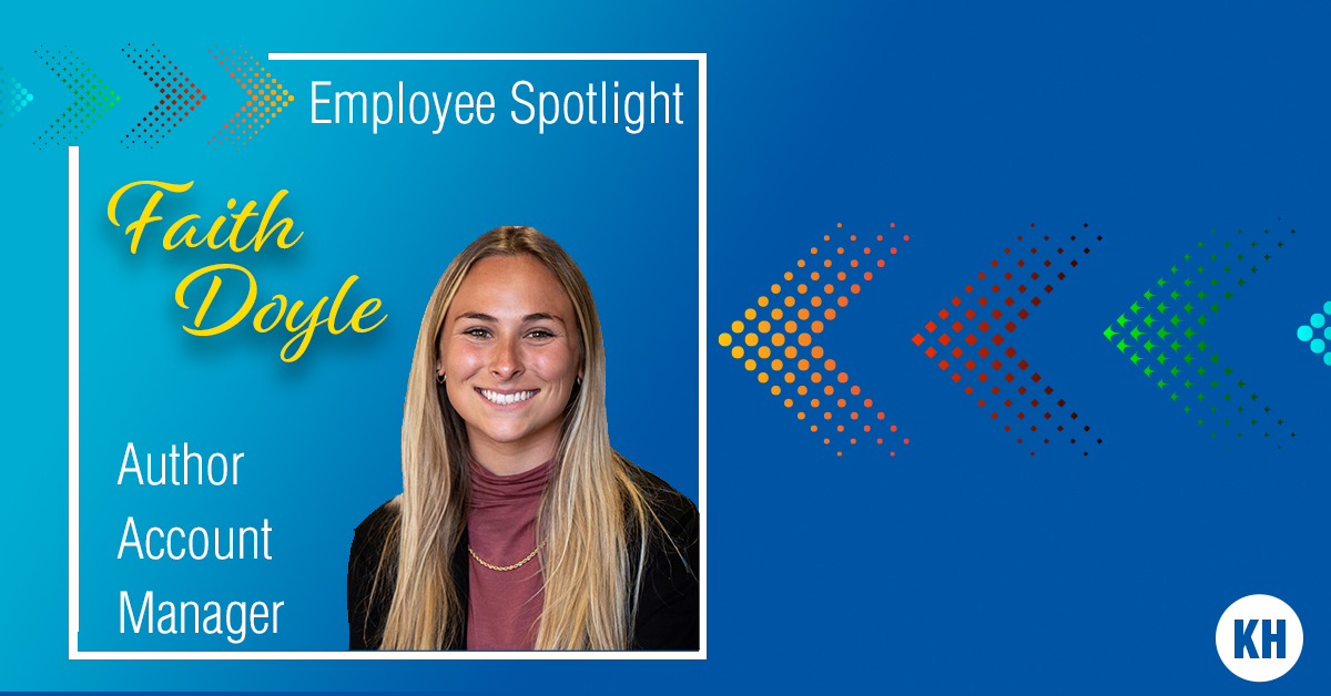 KendallHuntHE's tweet photo. This month we're spotlighting Faith Doyle! 

As an Author Account Manager, Faith loves building relationships with KH authors and adopters. Outside of work, she enjoys creative projects, being outside, and watching the Bachelor!

#BeAPartOfSomethingBigger #CompanyCulture https://t.co/W6bixRaTfX