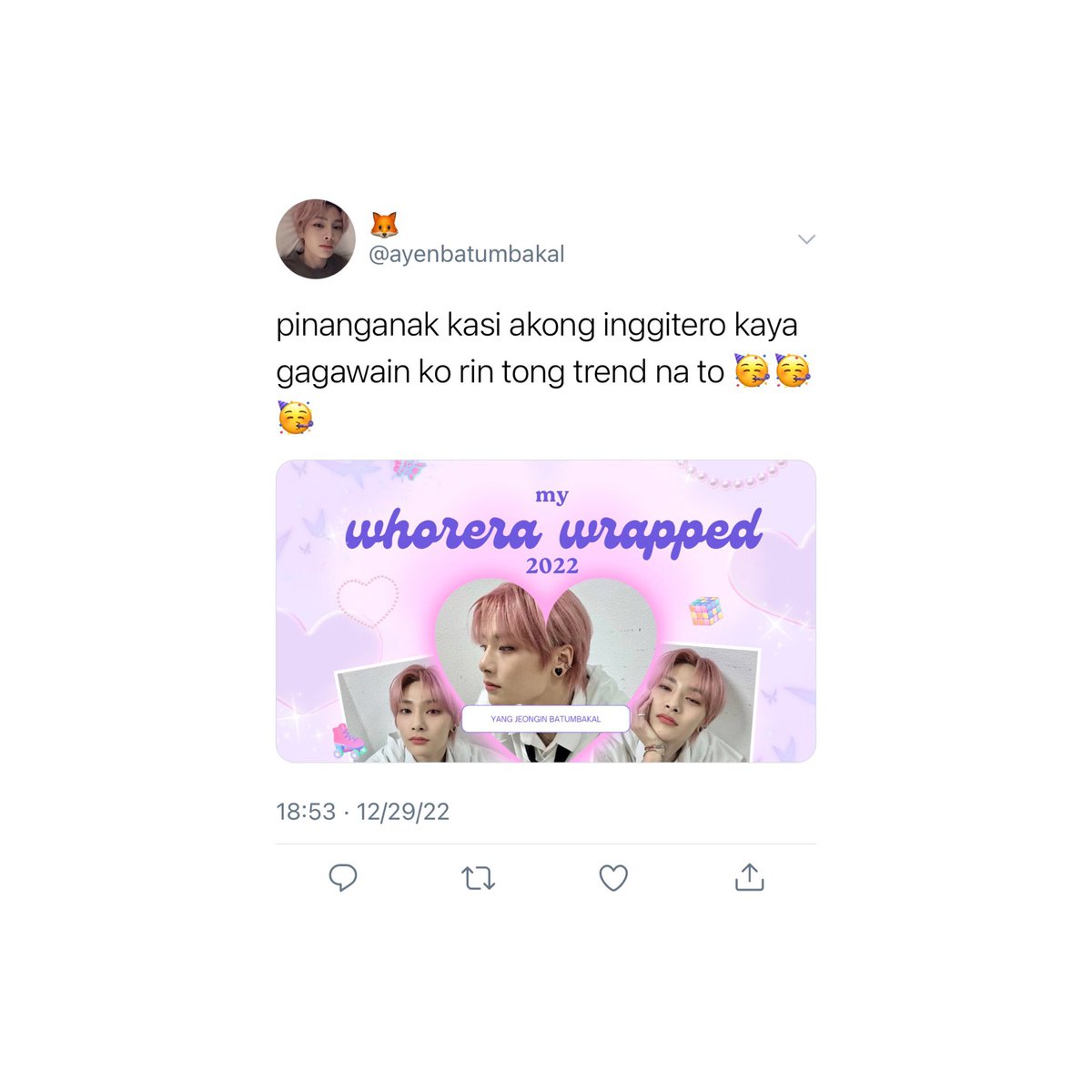 whorera wrapped 2022,
a mini #jeonglix au.