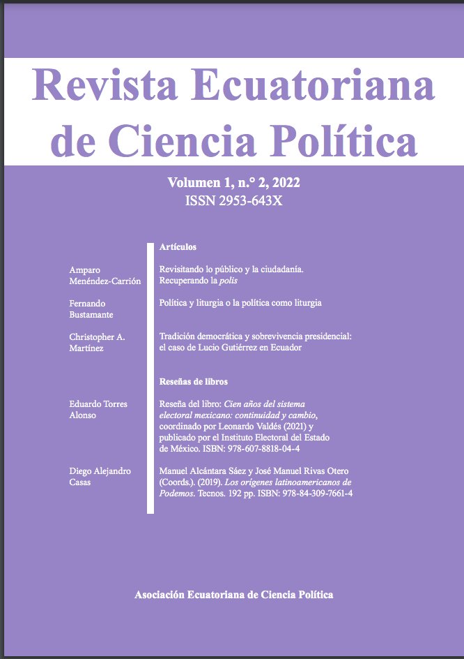 Personal: la Revista Ecuatoriana de Ciencia Política <a href="/reecp_aecip/">Revista Ecuatoriana de Ciencia Política</a> anuncia que su segundo número está disponible (rico y gratis) en: reecp.com/index.php/recp Los aportes son de primer nivel y están a cargo de #AmparoMenéndezCarrión, <a href="/martineznourdin/">Christopher A. Martínez</a> y <a href="/bustamantefx/">Fernando Bustamante</a>