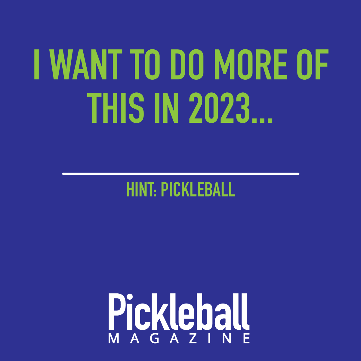 Pickleball Magazine tweet media