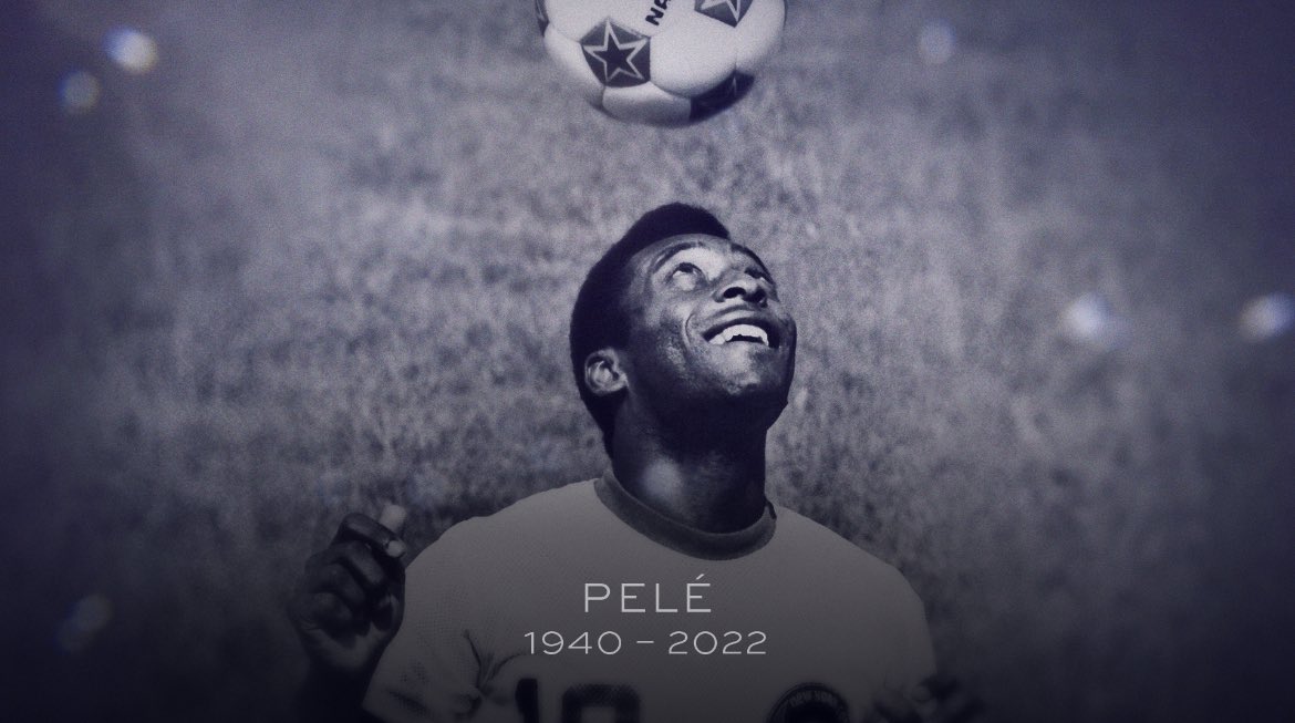 Fox just reported Brazilian football player PELE dies at 82 Thursday ⚽️