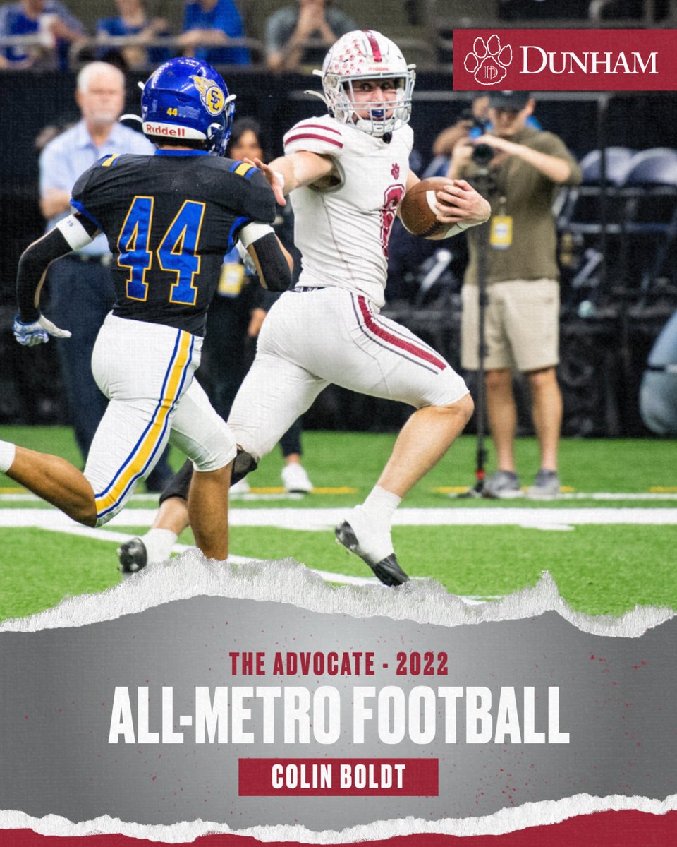 🏈 ALL-METRO FOOTBALL TEAM
🐯 Jackson House - M.V.P.
🐯 Braden Augustus
🐯 Colin Boldt
🐯 Jac Comeaux
🐯 Malachi Jackson
🐯 Jake Rizzo
🐯 Neil Weiner - C.O.Y.

🎉CONGRATS!!!