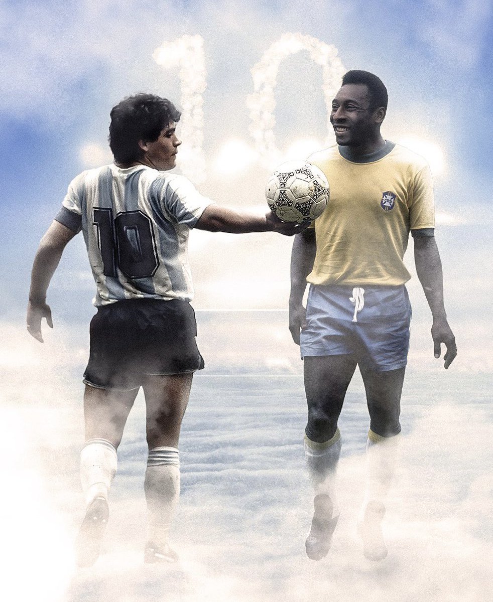Dieu et le Roi désormais réunis.
Pelé est mort, vive le Roi