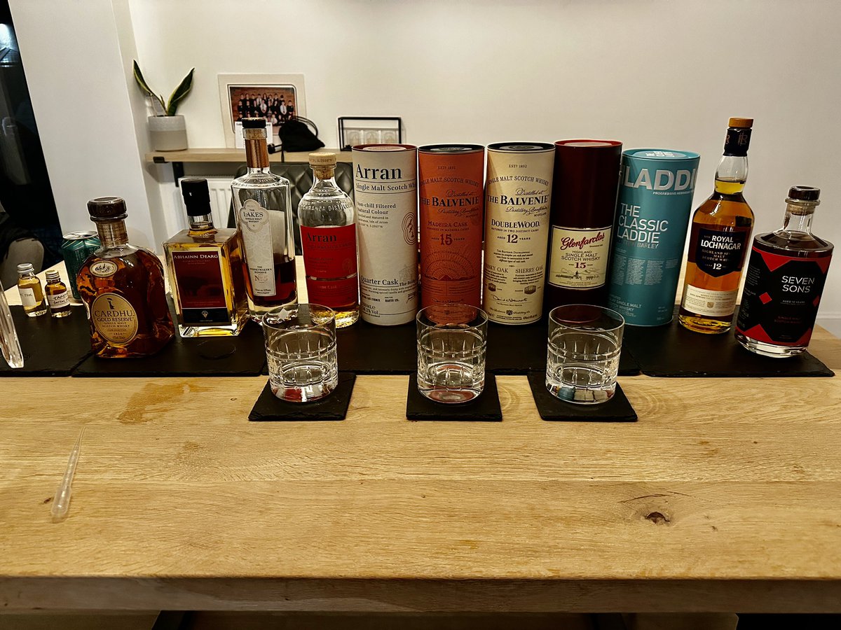 scottiewilson's tweet photo. Final whisky tasting of the year 🥃🥃
##maltmasters #dramdujour https://t.co/yXW1yO8v1d