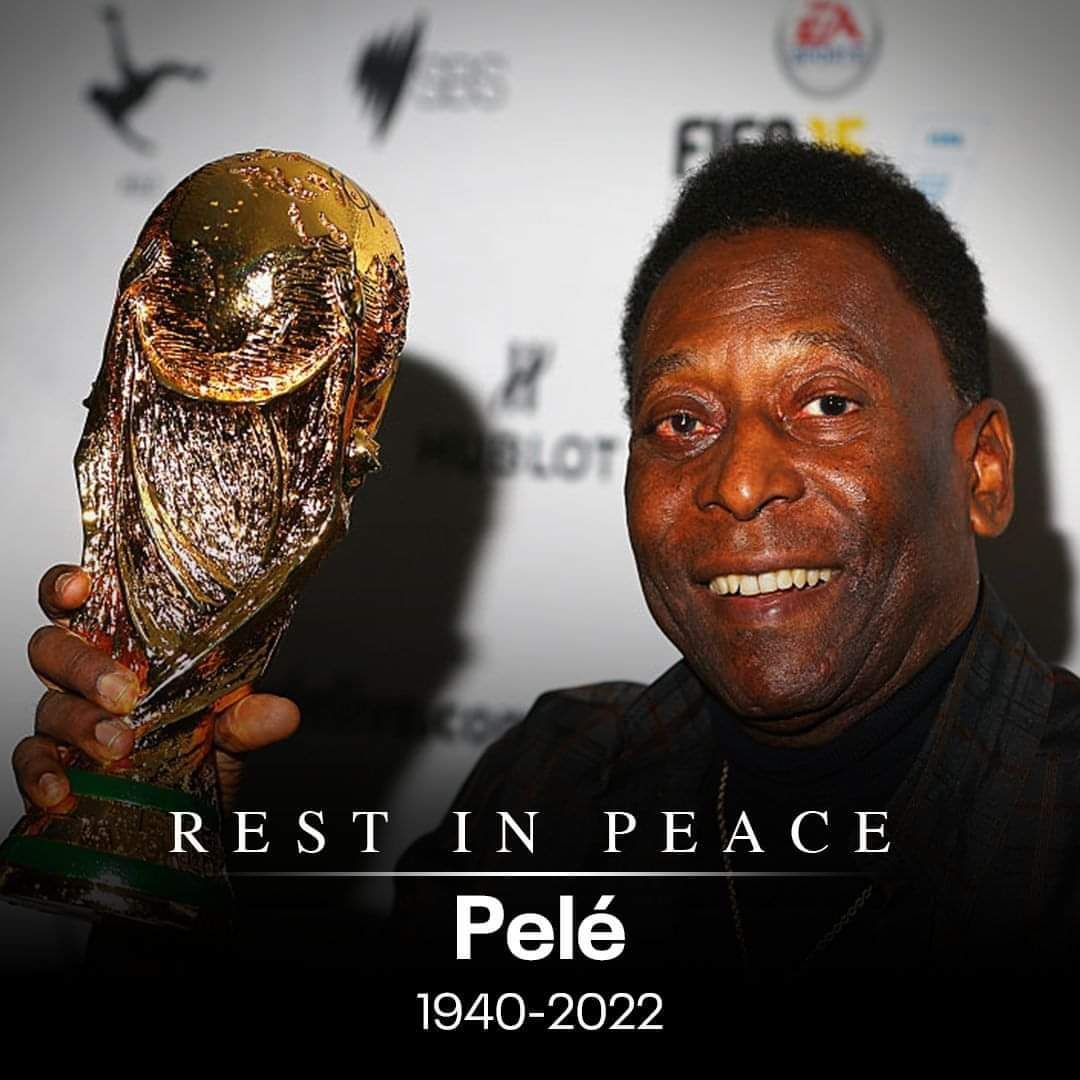 Breaking News:

Pelé, one of the World's greatest footballers passes on aged 82, after battling cancer

RIP Pele