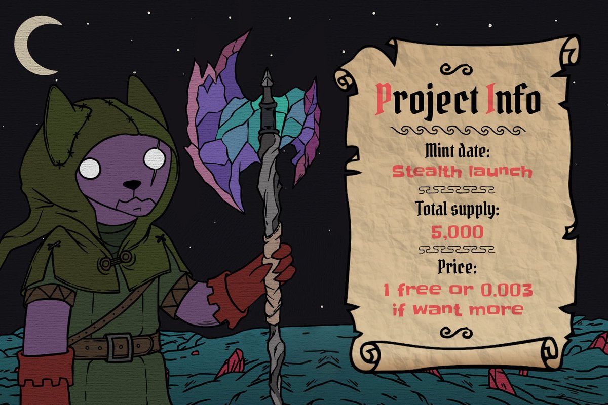 Stealth mint is live!

You can mint a cat for free on our website. Don't fall for scam links and stay safe. Meow!

Mint page: catocalypse.xyz/mint
Contract: etherscan.io/address/0x09d6…
OpenSea: opensea.io/collection/cat…