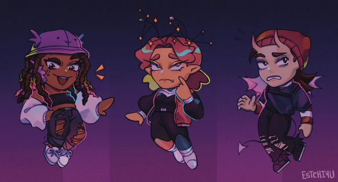 some of the aimsey art i made this year!! (these r just my favs :D) #AIMSEYWRAPPED 