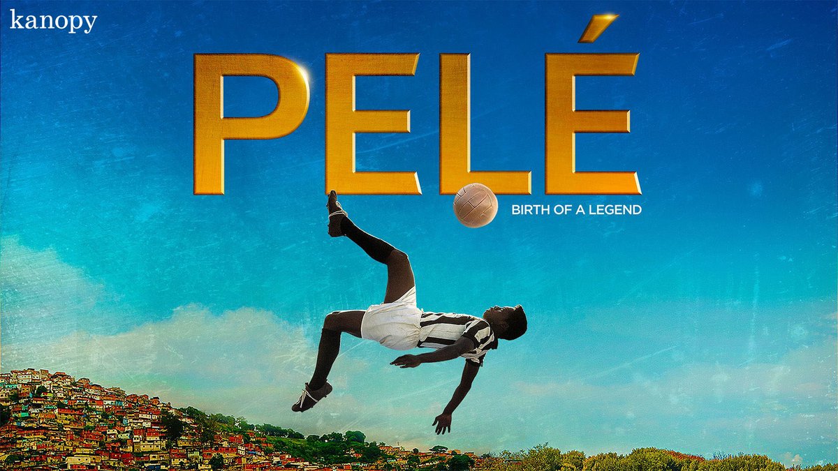 The world of sport lost a legend today with the passing of #Pelé. As a tribute, we're presenting PELÉ: BIRTH OF A LEGEND (2016), a biopic based on the soccer star's life and career. Go to kanopy.com/product/pele-b…. @IFCFilms #RIP #GOAT #filmsthatmatter Available: 🇺🇸