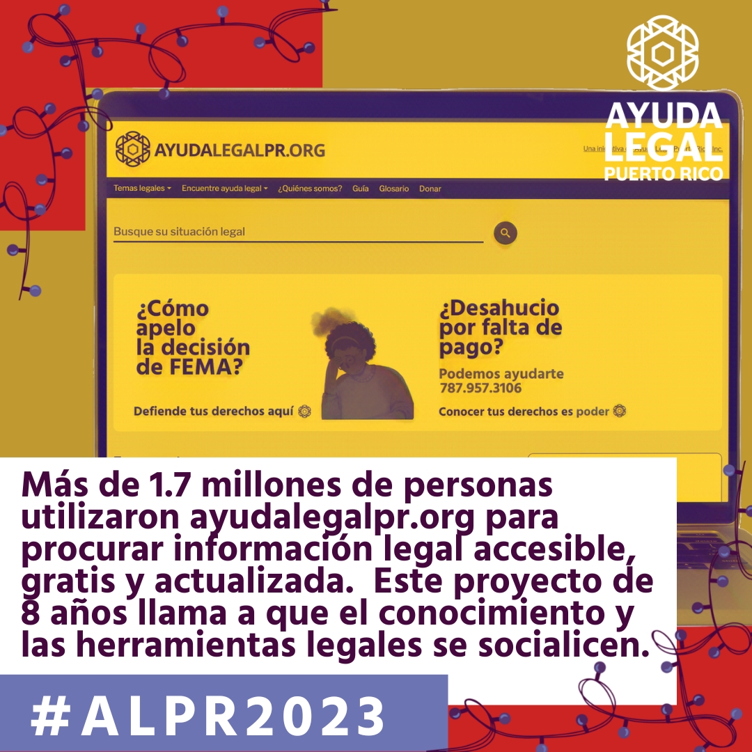 ayudalegalpr's tweet photo. 🎄 Razones pa' agradecer al 2022 ( y a cada persona que confía en nuestro trabajo ⭐ Pt 1
#RecuperacionJusta #JusticiaClimatica #A2JTech #AlquileresDignos #DerechoATuCasa https://t.co/zY1lIXeOVq