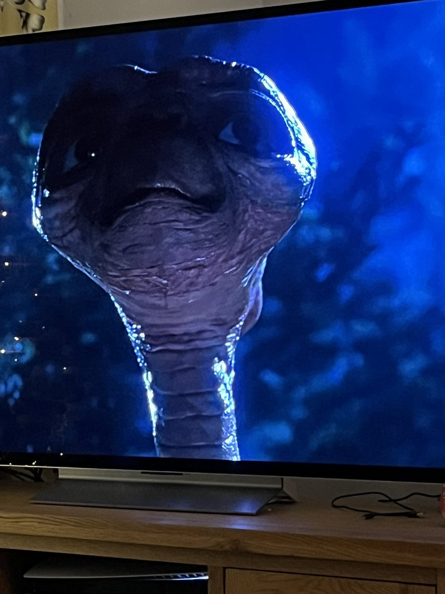40 years since it’s original release and I’m watching one of my favourite films ever with my son….Elliot 🥰 (whose initials entirely by coincidence are E.T!)